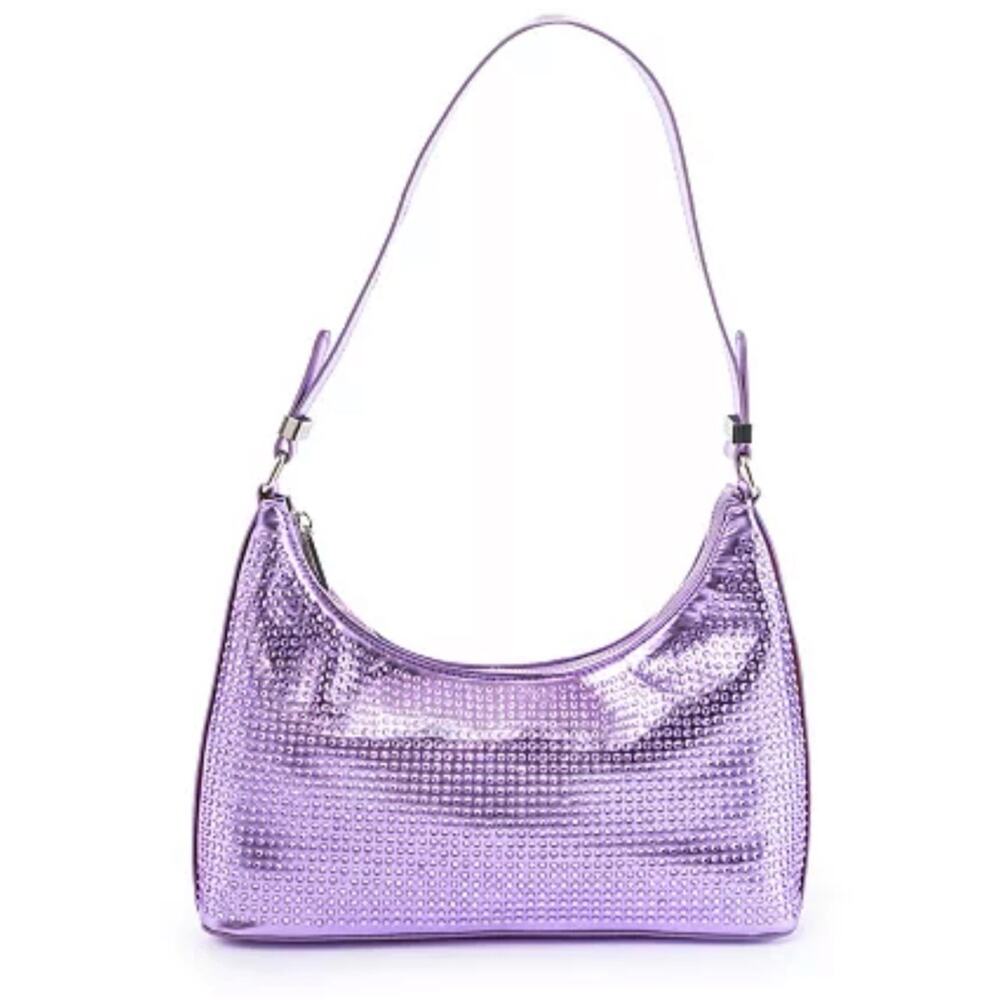 SkinnyDip London Sasha Rhinestone Lilac Shoulder Bag $79 NWOT New
